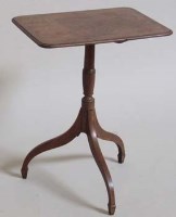 Lot 656 - Mahogany rectangular wine table.