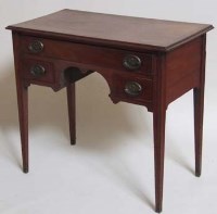 Lot 657 - Mid 18th century side table.