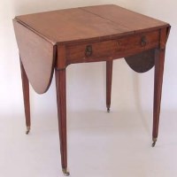 Lot 658 - Mahogany Pembroke table