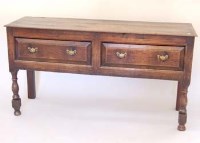 Lot 660 - Jacobean oak dresser.