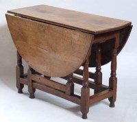 Lot 689 - Jacobean Design Oak Gate Leg Table