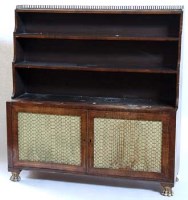 Lot 717 - Waterfall chiffonier or bookcase