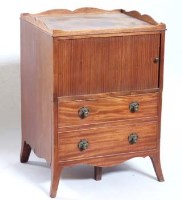 Lot 732 - Tambour front night table