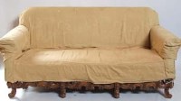 Lot 733 - Jacobean style settee.