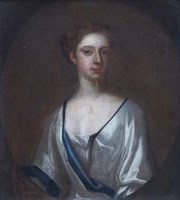 Lot 153 - Early 18th century School, Portrait of a lady, oil