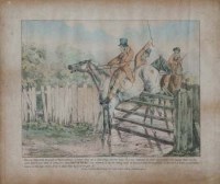Lot 214 - Henry Alken, Hunting scenes, hand coloured engravings (8)