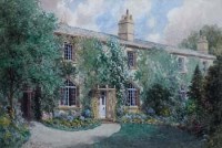 Lot 134 - W. Noel Johnson, Oakfield Cottages, Stamford Road, Bowdon, watercolour