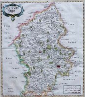 Lot 151 - R. Morden, Staffordshire, map