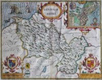 Lot 154 - A Map of Denbighshire by John Speede