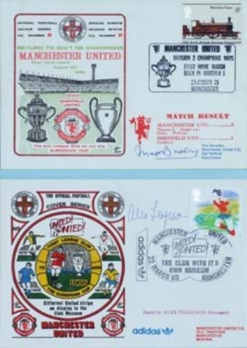 Lot 155 - Four Albums Of Manchester United Football