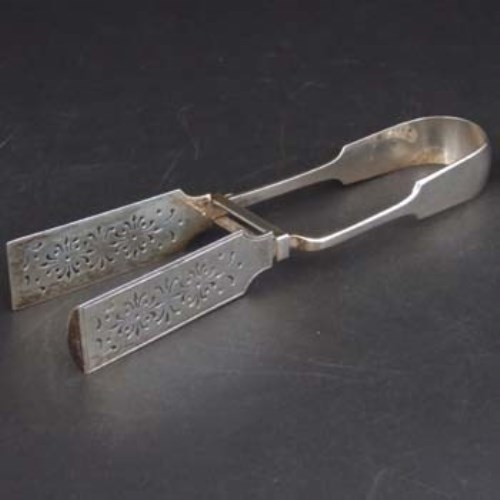 Lot 178 Silver asparagus servers