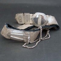 Lot 251 - Silver Shoulder Belt 1905