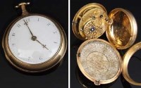 Lot 286 - Gold pair-cased pocket watch by Dutton, London