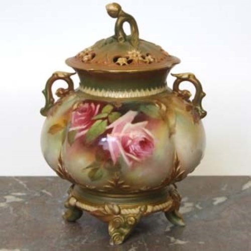 Lot 484 - Royal Worcester vase by Tarman