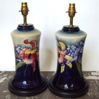 Lot 563 - Pair of Moorcroft lamps DB4169