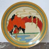 Lot 568 - Clarice Cliff Solitude Wall Plate
