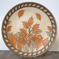 Lot 578 - Charlotte Rhead Crown Ducal Plaque