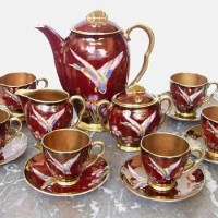 Lot 592 - Carlton ware coffee set DB4141