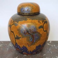 Lot 593 - Carlton ware large ginger jar DB3343