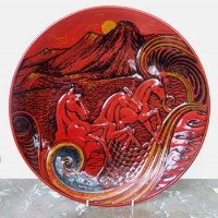 Lot 611 - Royal Doulton charger DB 3182