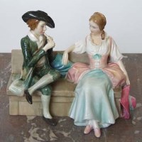 Lot 657 - Royal Doulton The Rustic Swain (restored)