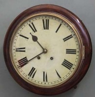 Lot 668 - W & H eight day wall clock.