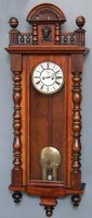 Lot 679 - Double Weight Vienna Wall Clock