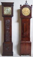 Lot 686 - Oak Longcased Clock