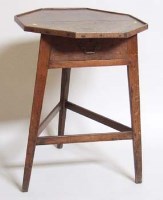 Lot 701 - Oak Cricket Table