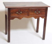 Lot 725 - George III Mahogany Side Table