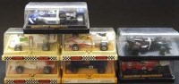 Lot 206 - Seven Scalextric plastic boxed cars