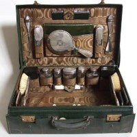 Lot 262 - Silver Travelling Set by Finnigans