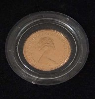 Lot 289 - Gold sovereign