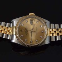 Lot 373 - Rolex bi-metal man's watch on Jubilee bracelet
