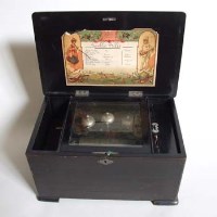Lot 398 - Musical box.