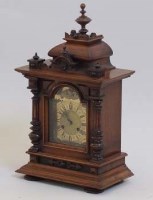 Lot 404 - Walnut Bracket Clock
