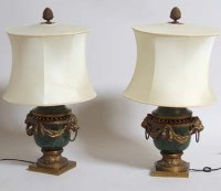 Lot 415 - Pair of table lamps.