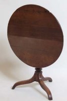Lot 435 - Yew tip top table.