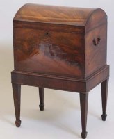 Lot 454 - George III mahogany cellaret