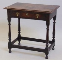 Lot 463 - Oak side table.