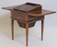 Lot 468 - Edwardian inlaid desk.