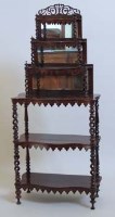 Lot 478 - Victorian Rosewood Whatnot