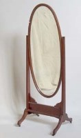 Lot 488 - Edwardian Cheval Mirror