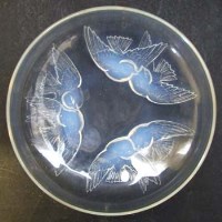 Lot 513 - Lalique birds bowl.