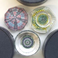 Lot 522 - Three Boxed Whitefriars paperweight