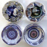 Lot 528 - Four Whitefriars paperweights   of pointed form