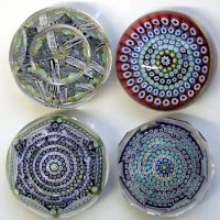 Lot 529 - Four Whitefriars paperweights   two cut with