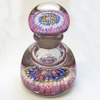 Lot 540 - Walsh Walsh paperweight bottle circa 1900   set