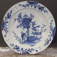 Lot 559 - Blue and White Delft charger.