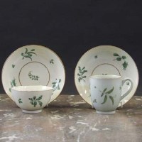 Lot 602 - Worcester teabowl and saucer and a coffee cup and